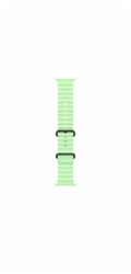 Apple Neonovo zelený řemínek Ocean pro pouzdro 49 mm - černé titanové komponenty