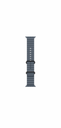 Apple Tmavě modrý řemínek Ocean pro pouzdro 49 mm - černé titanové komponenty