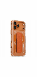 SKINARMA Pouzdro Helio pro iPhone 17 Pro Max s magnetickým nabíjením a stojánkem, oranžové