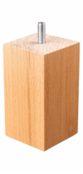 Noha nábytku Haushalt, 10 cm x 5,5 cm, světlý buk