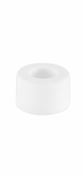 Zarážka dveří Haushalt, 2,5 cm, O 4 cm, guma, bílá