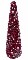 Vánoční dekorace na stromeček s bobulemi Christmas Touch, 48 cm