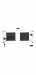 Rám stolu 72-116 cm  bílý  90 kg nosnost