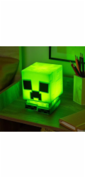 Minecraft Silikonová lampa Creeper s baterií 15 cm, nová, přímo z kina.