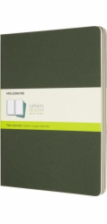 Moleskine Zápisník Moleskine Myrtle Green Extra Large Plain Cahier (sada 3 kusů)