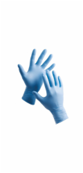 Jednorázové rukavice 8"/ M  modré  100ks