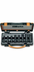 Beta Tools Sada rázových nástrčných klíčů šestihranná stopka 1/2"