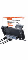 Zenwire Dokovací stanice pro Steam Deck, ROG ALLY DEX, 6v1 HUB, USB-C, HDMI, 4K Ethernet, HUB62