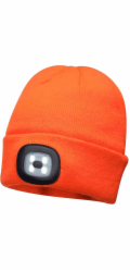 Unimet Klobouk s LED/USB lampou oranžový (BHP B029ORR)