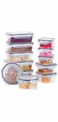 Vilde SADA 12 NÁDOBY NA POTRAVINY S VÍČKY A TĚSNĚNÍM 229158