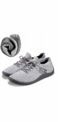 Spokey Dámské boty BAREFOOT MERINO SH5010W světle šedé/grafitové 36