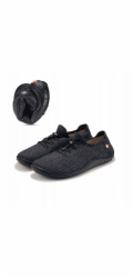 Spokey Pánské barefoot merino boty SH5003M, grafitově-černé, 44
