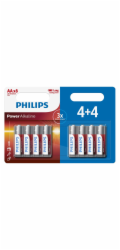 baterie PHILIPS 1,5  AA  8-pack  blistr/