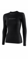Brubeck Dámské tričko s dlouhým rukávem 3D PRO LS1594W, černé, velikost S