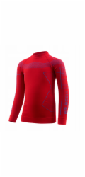 Brubeck LS1611K Dětská mikina THERMO KIDS červená/modrá 116/122