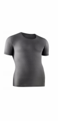 Brubeck SS1054U Tričko základní vrstvy s krátkým rukávem unisex šedé S