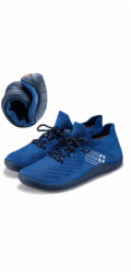 Spokey Dámské boty BAREFOOT MERINO SH5010W modré/tmavomodré 39