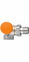 KFA Termostatický ventil úhlový 90° 1/2“ AG x 3/4“ AG Eurocone levý