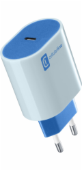 Cellular Line Nabíječka Cellularline USB-C CHARGER PD 20W MODRÁ