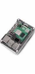 PiMoroni Pibow Coupe 5 - pouzdro pro Raspberry Pi 5 - Ninja - PiMoroni PIM677}