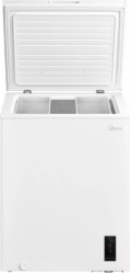 Midea Mraznička s mrazákem | MDRC207FEE01 | Energetická třída E | Komoda | Volně stojící | Výška 85 cm | Celkový užitný objem 142 l | Bílá