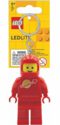 LEGO Přívěsek na klíče KE10HR s červenou baterkou astronauta