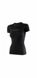 Brubeck Dámské tričko SS1373W s 3D PRO krátkým rukávem, černé, velikost M