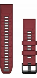 Garmin Garmin Ersatzarmband QuickFit 22mm silikonový Marsala/Grafit