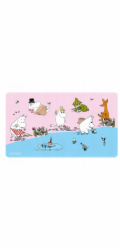 NoName Podložka na psací stůl Moomins XL 60 x 35 cm