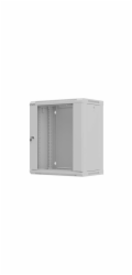 LANBERG 19" RACKOVÁ SKŘÍŇ 12U/540X350 (FLAT PACK) S PROSKLENÝMI DVEŘMI ŠEDÁ
