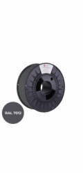 Filament C-TECH PREMIUM LINE, TPU 90A, flexibilní, čedičová šedá, RAL7012, 1,75mm, 1kg