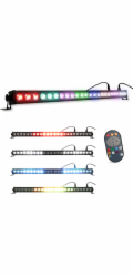 LIGHT4ME LIGHT4ME DECO BAR 24 RGBW V2 IR světelný pásek LED paprskové osvětlení pódia dálkové ovládání