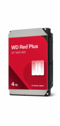 WD RED PLUS NAS WD40EFZZ 4TB, SATA III 3.5", 128MB 5400RPM, 180MB/s, CMR