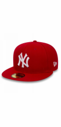 New Era Kšiltovka New York Yankees MLB Basic 10011573 Red 7 1/8