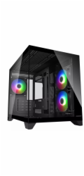 Cougar Miniaturní tower skříň CGR-2QA6B-RGB, černá