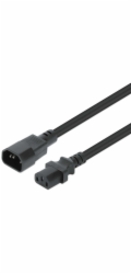 Manhattan napájecí kabel černý 5 m, panel C13, panel C14
