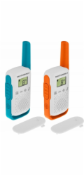 Motorola Talkabout T42 - rádiotelefon, 2-pack (oranžovo-modrý)