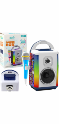 LeanToys Sound Box Hudební sada Mikrofon Bluetooth reproduktor MP3 nahrávání LED