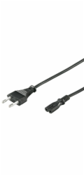 PremiumCord Kabel síťový 230V k magnetofonu 3m, černý