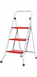 MSW OCELOVÝ ŽEBŘÍK KASTOM 3 SCHODY OCELOVÝ ŽEBŘÍK ŠÍŘKA 150 KG