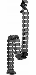 LogiLink LogiLink Flex. Kabelkanal - Klemmvers. - 1347x129mm černá