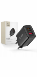 Tech-Protect Síťová nabíječka NCA65W-GAN USB-A, 2xUSB-C PD 65W / QC3.0 černá