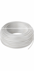 Elektrokabel LgY 1x0,75 H05V-K bílý