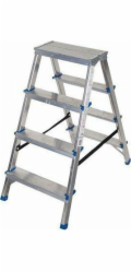 AWTools AW ŽEBŘÍKOVÁ STOLIČKA 4 SCHODY 150 KG AW23027