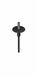 Rawlplug R-TFIX-8S Šroubovací fasádní hmoždinka 8/235 mm s přelitím, černá, UV odolná [OP 100]
