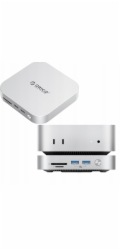 Orico Dokovací stanice MiniLink 9 v 1 s pozicí pro pevný disk M.2 SSD - stříbrná