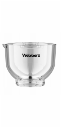 Webber Skleněná mísa o objemu 5 l pro kuchyňský robot SM15 / SM16 - originální náhradní mísa