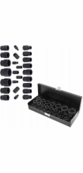 Forcekraft Sada nástrčných klíčů 1/2 a 1/4, 25 kusů (4-32 mm) (6hranné)