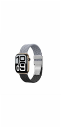 Amazingthing Blend Band 2 kusy pro Apple Watch 45/46/49 mm - šedo-černý/šedý