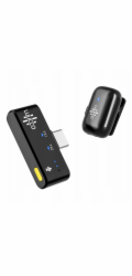 Ulanzi Bezdrátový mini mikrofon s HD 100m pro telefon, USB-C, USB-C / Minipods K1 / Černá